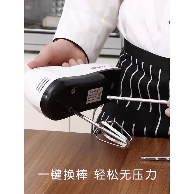 Máy đánh trứng cầm tay thiết kế gọn nhẹ