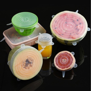 Set 6 nắp đậy silicon