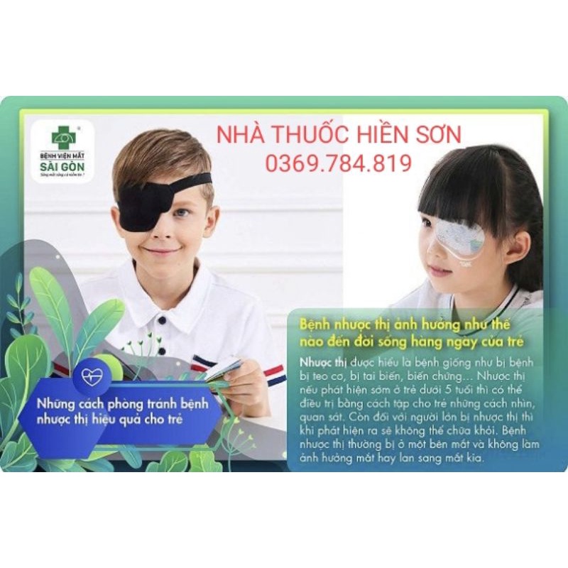 Combo 2 hộp miếng che mắt tập nhược thị Ortopad Italia loại bé trai và bé gái size Regular