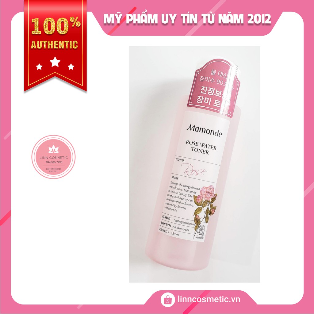 Toner Mamonde Rose nước hoa hồng