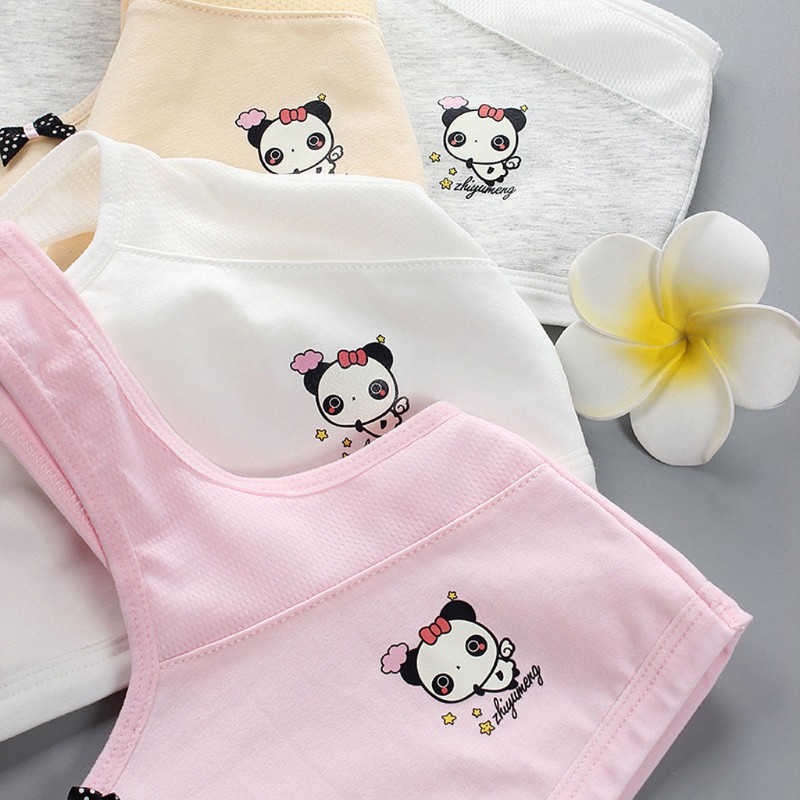 Áo Lót Cotton Mềm Mại Cho Bé Gái Từ 8-18 Tuổi