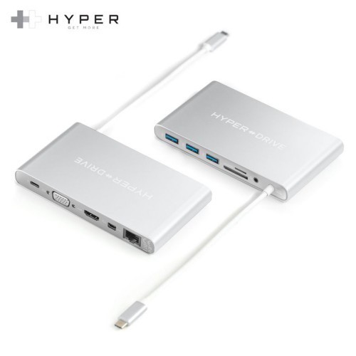 Cổng Chuyển Hyperdrive Ultimate Usb-C Cho Macbook,PC,Devices Chính Hãng