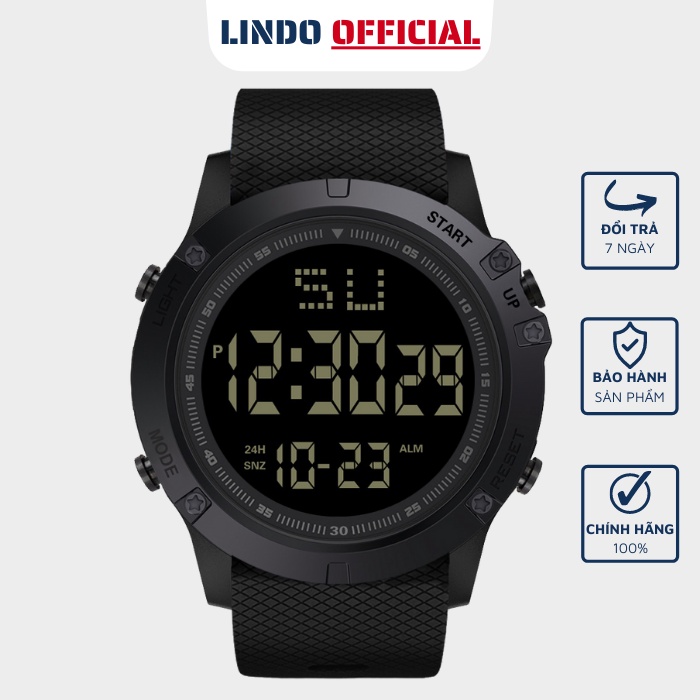 Đồng hồ nam chính hãng thể thao điện tử bền bỉ chống nước đa chức năng D-ZINER K08