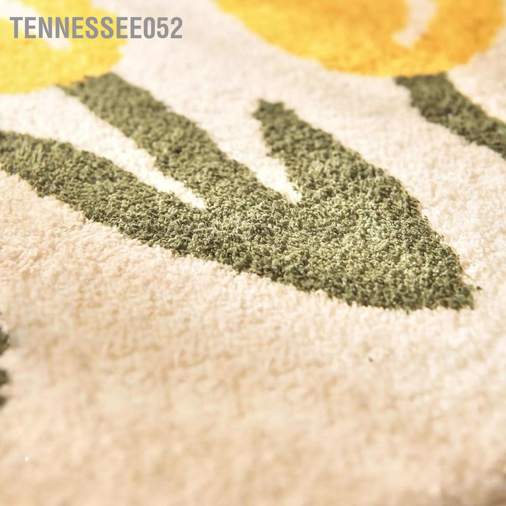 [Hàng HOT] Thảm Lót Sàn Nhà Mềm mại Thấm Hút Chống Trượt Hình Hoa cho phòng tắm Phòng ngủ【Tennessee052】