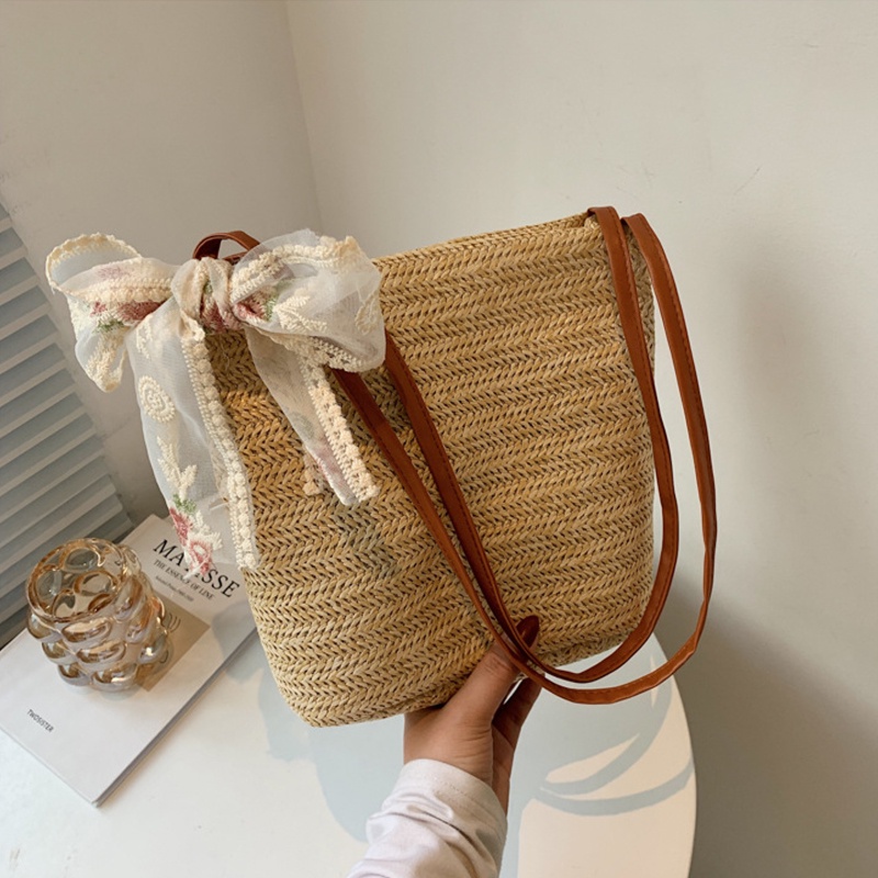 Túi xách cói công sở thời trang vintage