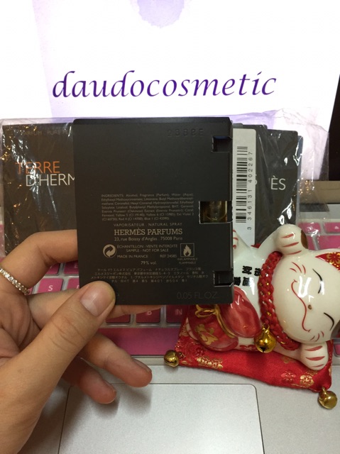 [ vial nam ] Nước hoa Hermes Terre D'Hermes EDT 2ml - Terre EDP 1.5ml | BigBuy360 - bigbuy360.vn