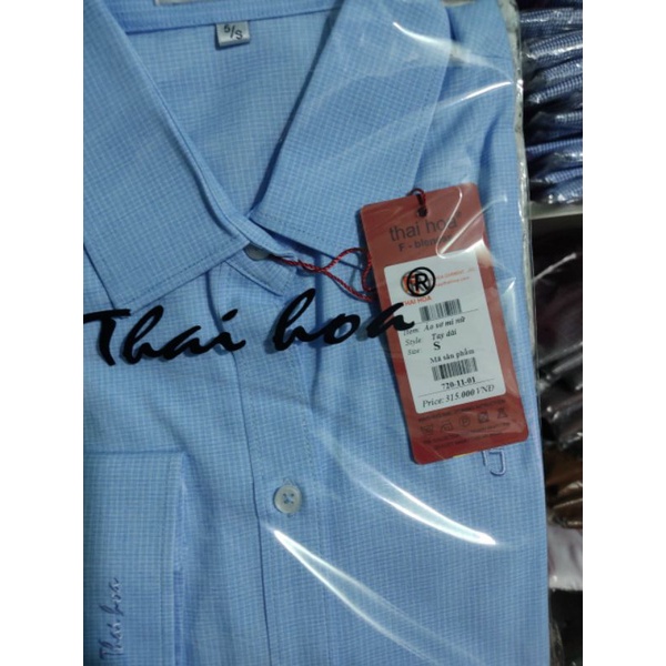 Áo thái hoà mã 720 cao cấp màu xanh dương tay dài, ngắn