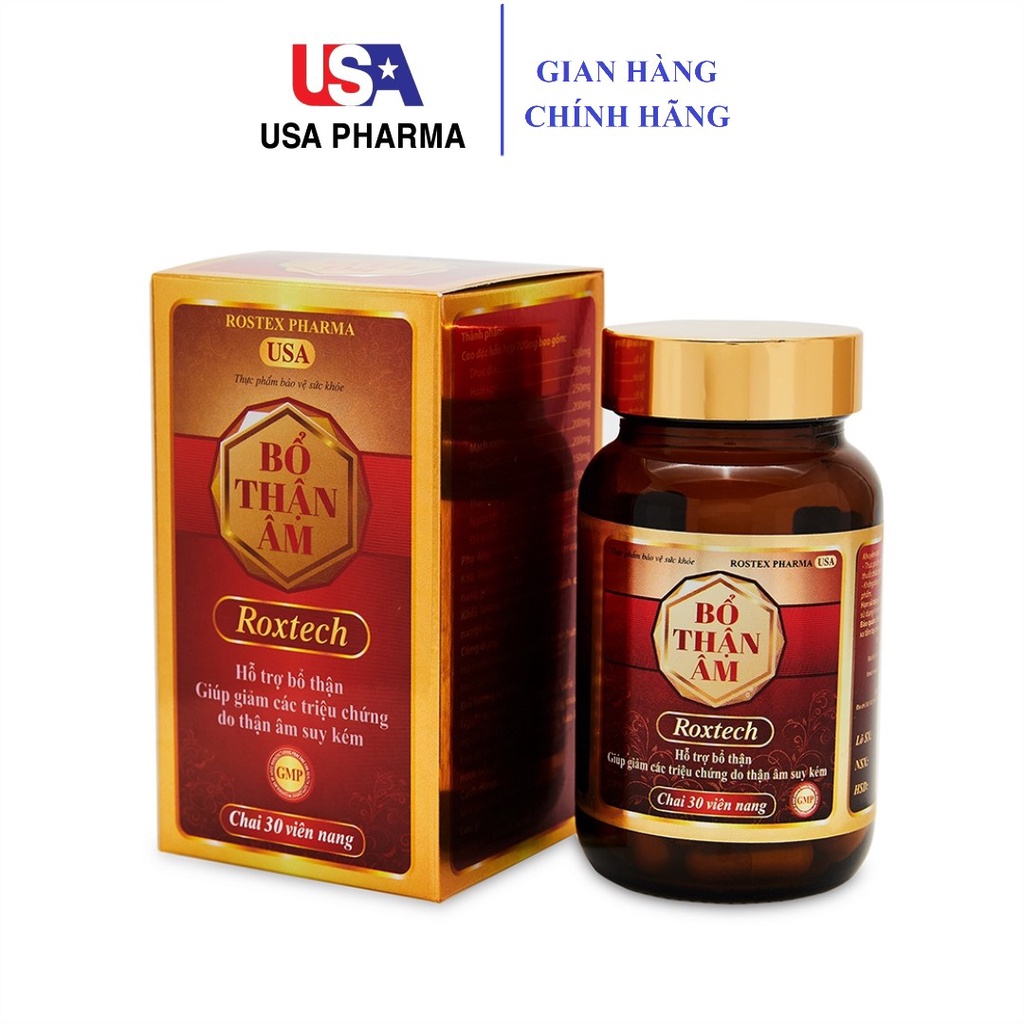 Bổ Thận Âm Roxtech giảm triệu chứng do thận âm suy kém ở nam và nữ - 30 viên [Bổ Thận Âm Roxtech]