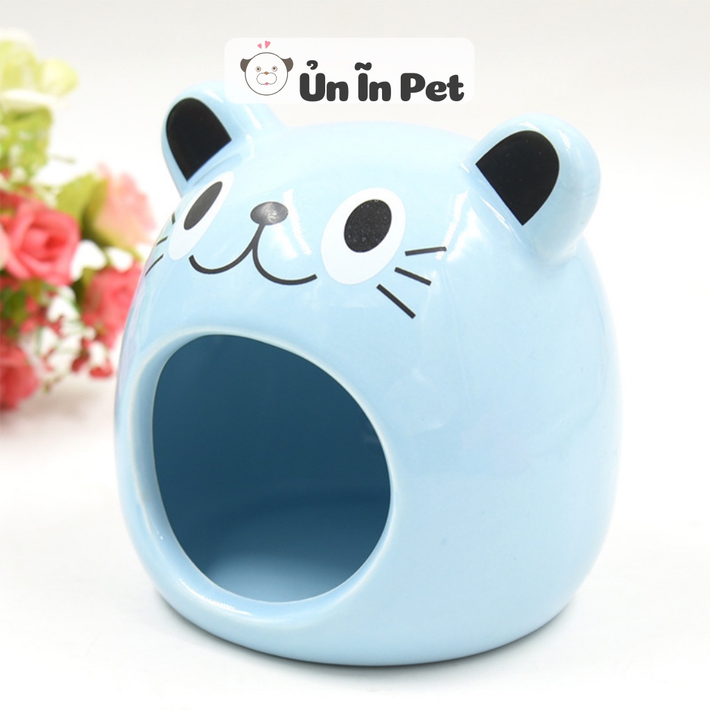 Nhà ngủ sứ hamster, CHUỘT XANH dễ thương