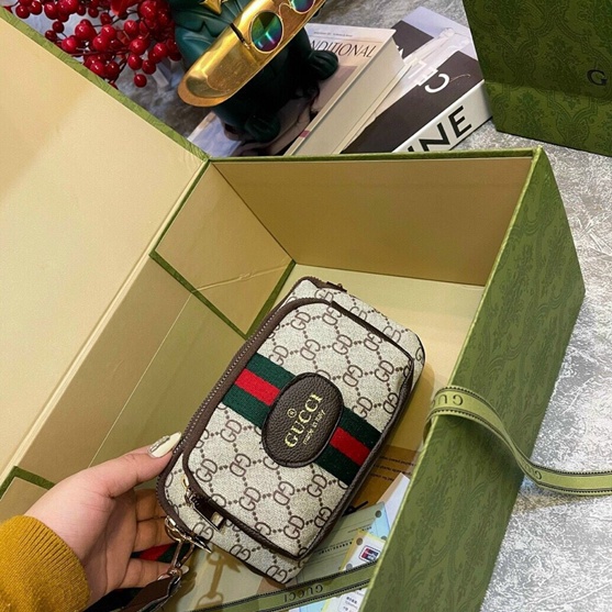Túi Đeo Chéo𝑺𝑰𝑬̂𝑼 𝑺𝑨𝑳𝑬 Túi Dáng Hộp Cá Tính, 3 Ngăn Tiện Lợi, Khóa Kéo An Toàn