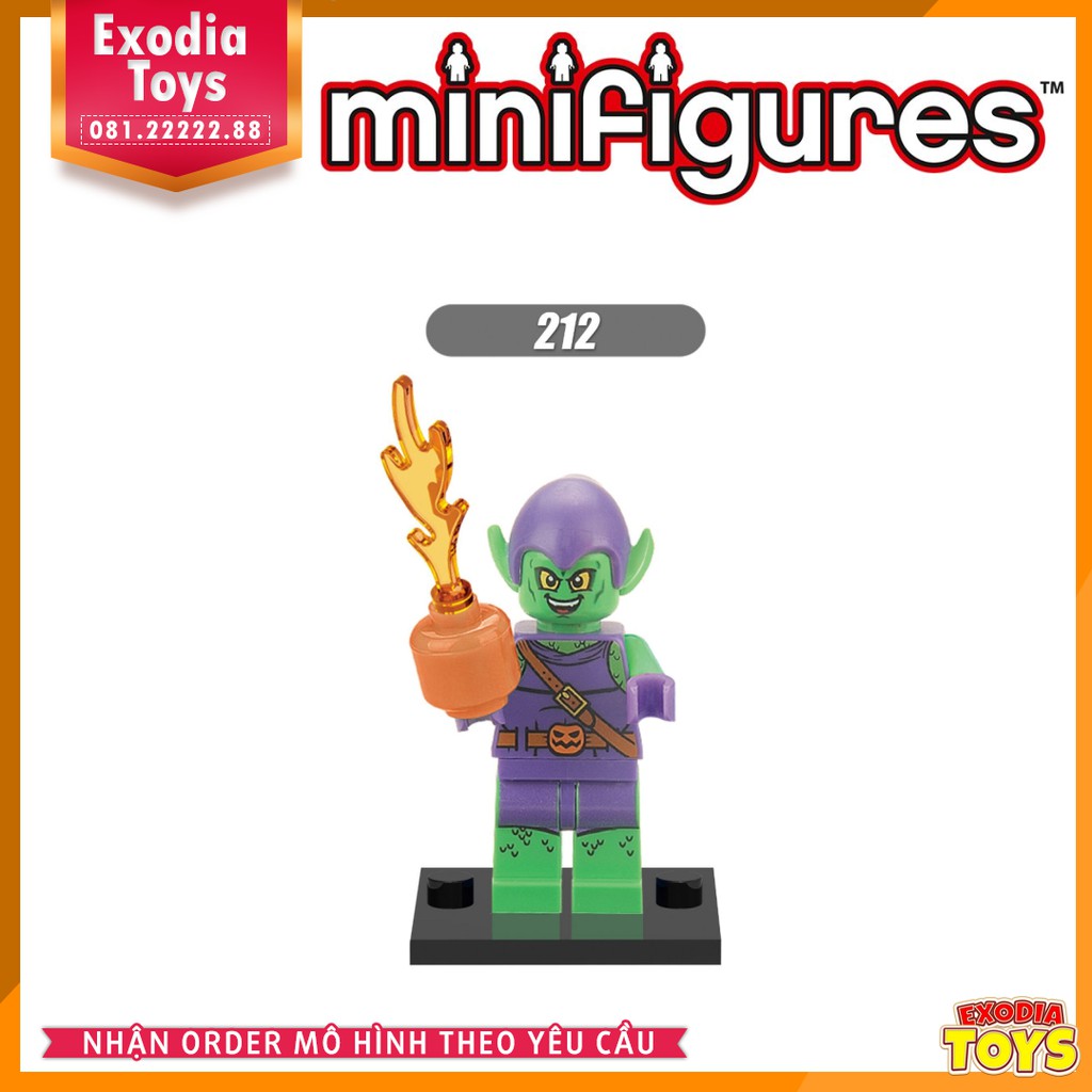 Xếp hình minifigure nhân vật siêu anh hùng Spider-Man : Người Nhện - Đồ Chơi Lắp Ghép Sáng tạo - X0107