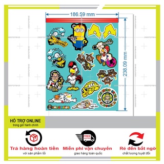 LOGO STICKER DÁN XE MÁY L 02 - DUNG DECAL