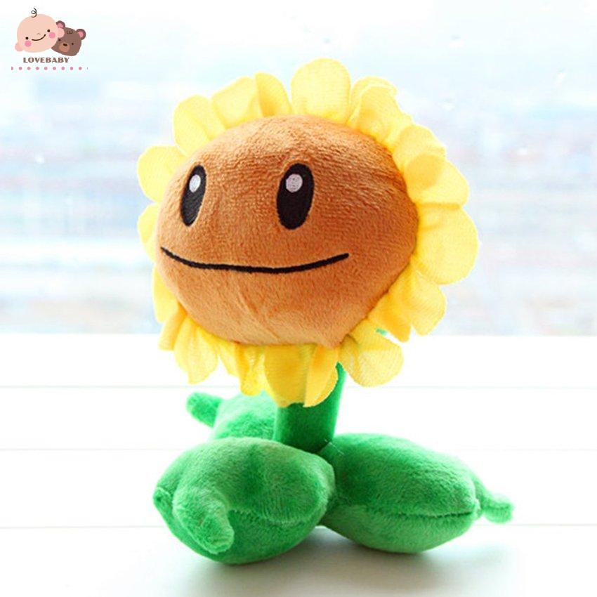 [HOT]Large Plants Vs Zombies Plush Toys Giants Zombie Dolls Pendant Sun Flower