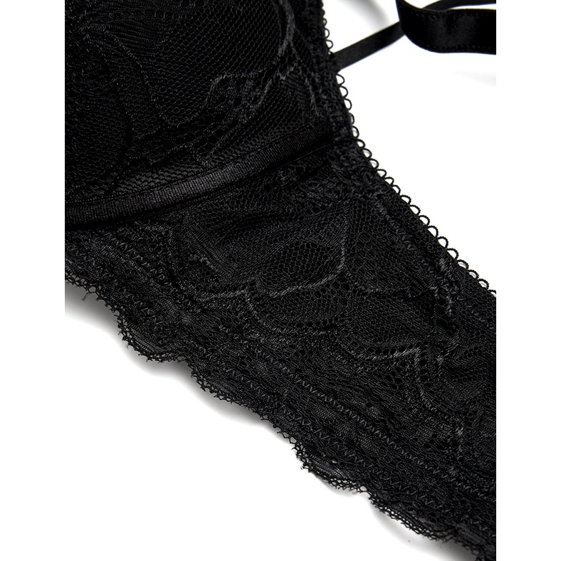 Áo ngực không gọng mút vừa ren phối dây Tshirt iBasic BRAW084