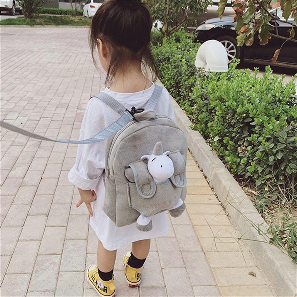 Ba Lô Hình Hươu Cao Cổ Hoạt Hình Nhồi Bông Đáng Yêu Cho Bé
