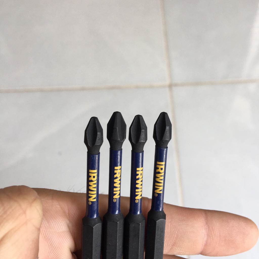 Mũi Vít Bake IRWIN PH2 Dài 90mm Tem Xanh
