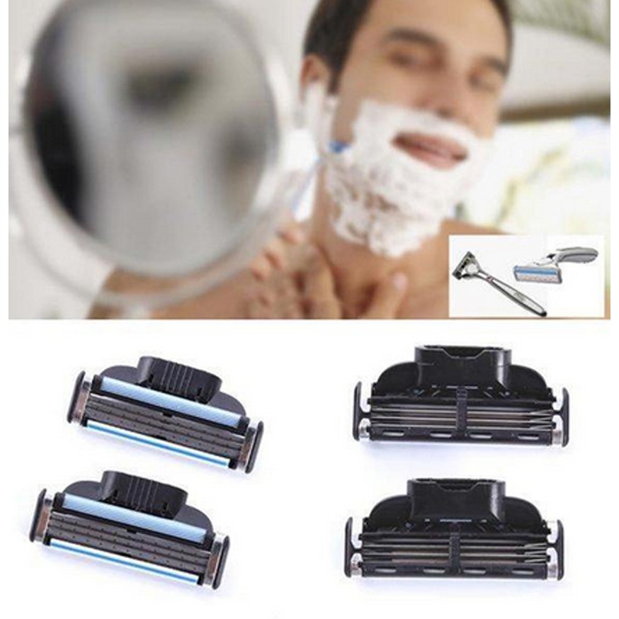 Set 4 lưỡi dao cạo cho dụng cụ cạo râu Gillette MACH 3