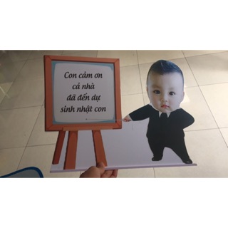 Combo 1 chipi 40cm và chipi kèm bảng tên 60*40
