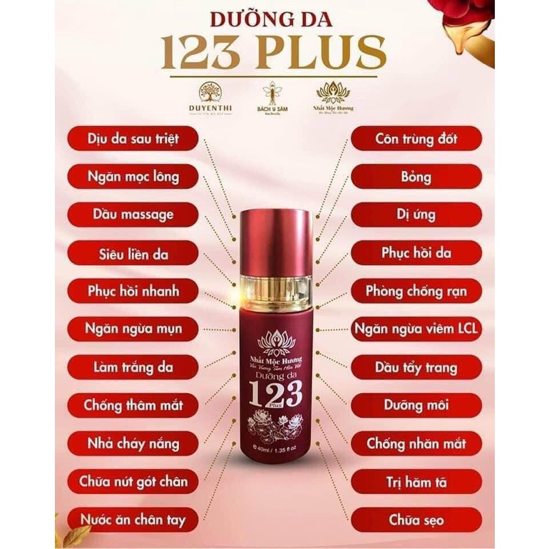 Dưỡng Da 123 Bách Y Sâm TÁI TẠO PHỤC HỒI DA 40ml