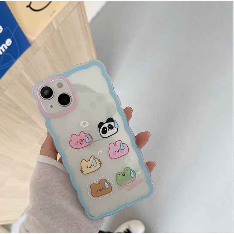 Ốp lưng iphone Ốp Điện Thoại Họa Tiết Động Vật Dành Cho iphone13 12Promax xs / xr / 6Plus-14 Dinuo case