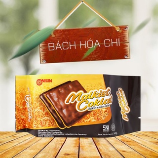 Bánh quy nhân kem socola Nissin Malkist Coklat gói 140g