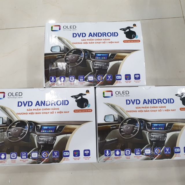 Màn hình dvd android OLED C2 , tặng camera lùi AHD + camera hành trình | BigBuy360 - bigbuy360.vn