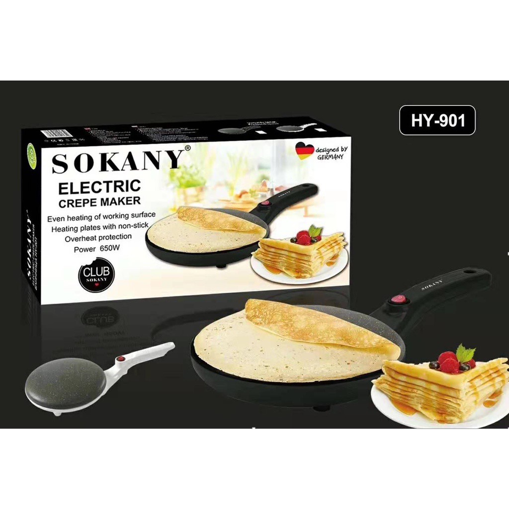 Máy Làm Bánh Crepe Pancake Sokany 5208