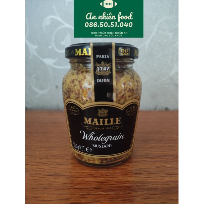 Sốt Mù Tạt Vàng Nguyên Hạt hiệu Maille