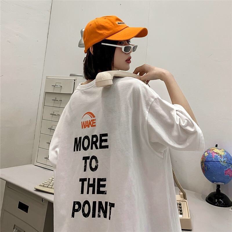 Áo Thun Phông Tay Lỡ Unisex Freesize Phônng Form Rộng WAKE MORE Mẫu Mới 2022