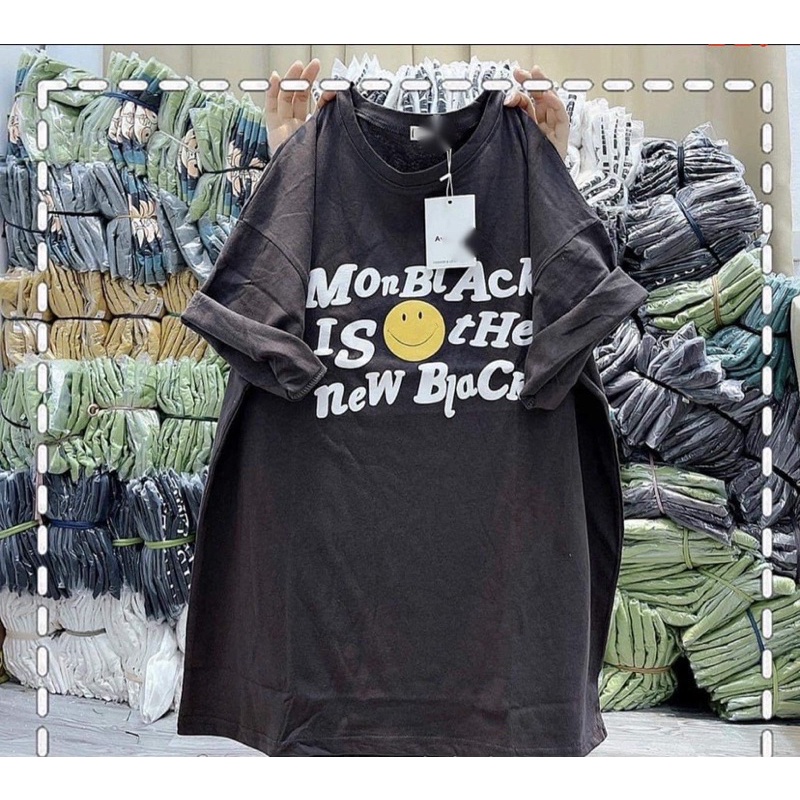 Áo phông MON mặt cười HT11
