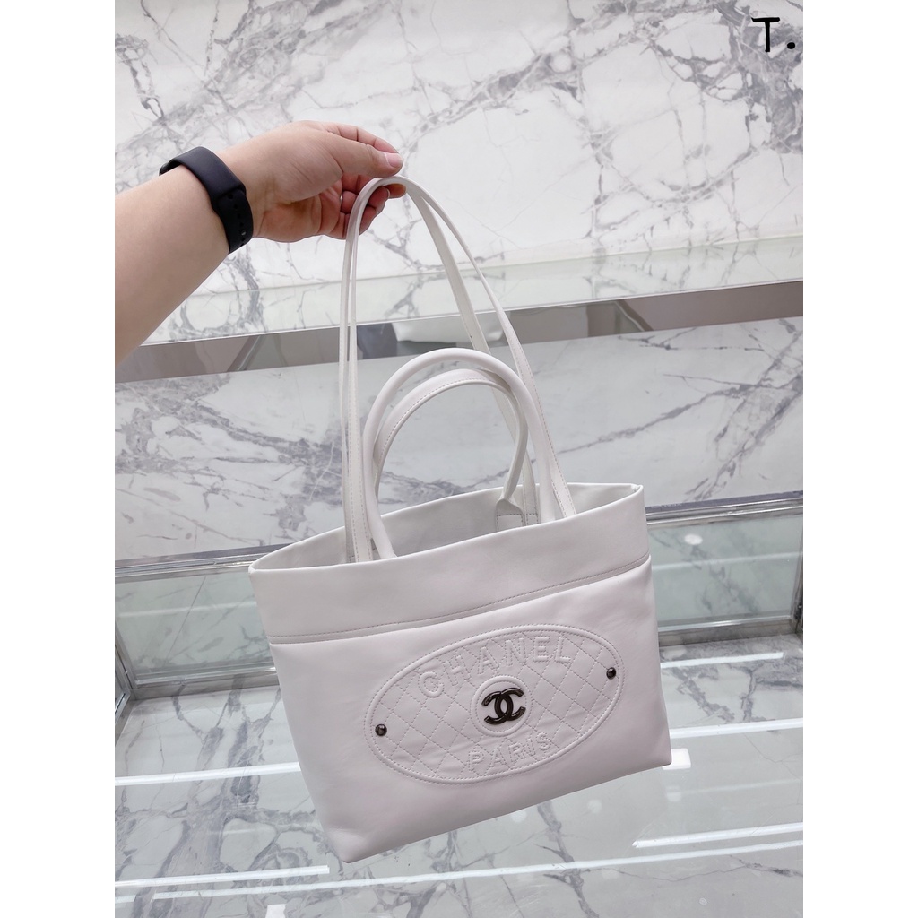 Chanel Danim Tote bag handbag cổ điển da bò túi xách nữ Shopper Bags
