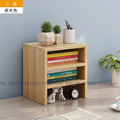 KỆ SÁCH ĐỂ BÀN 3 TẦNG LẮP GHÉP SIÊU XINH