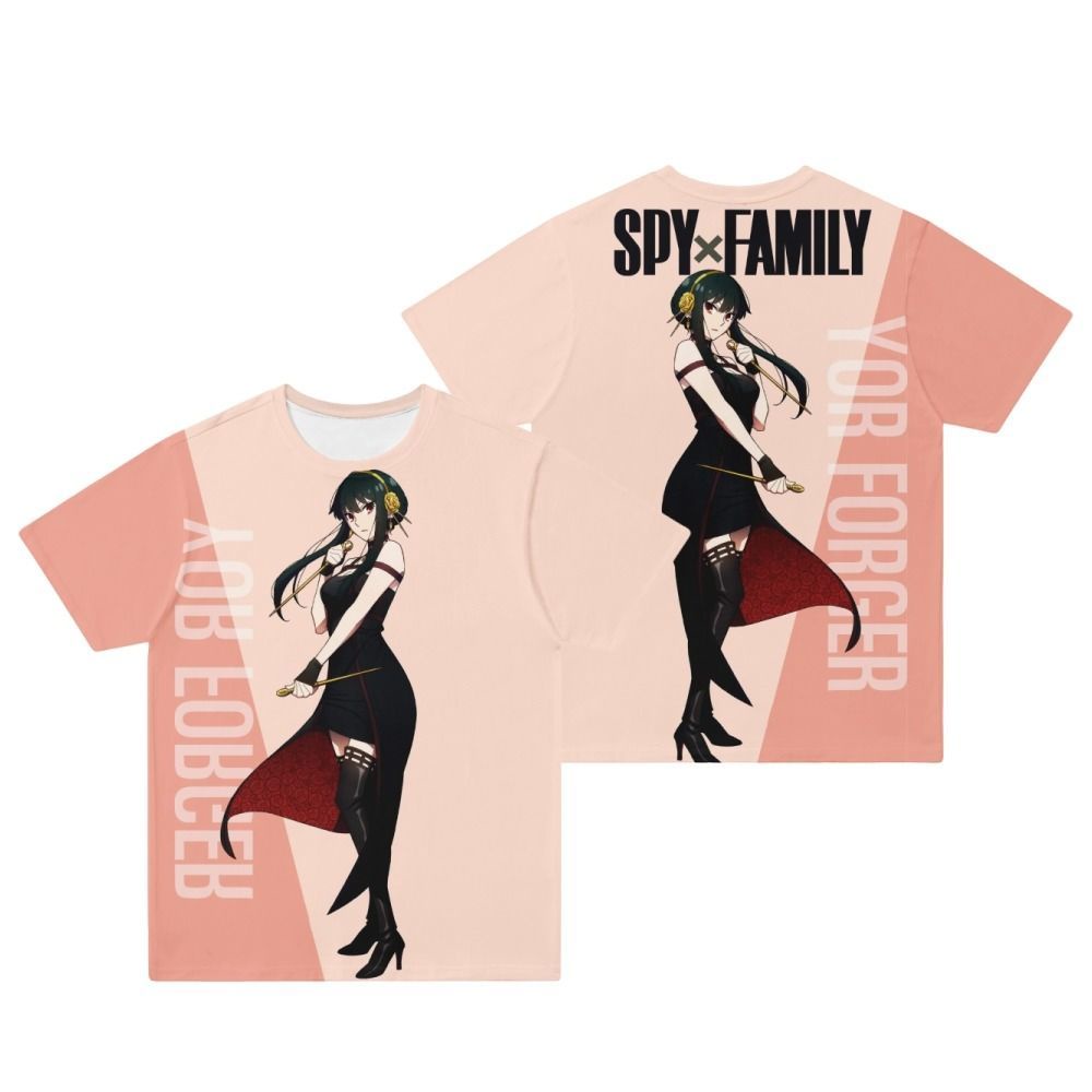 Áo Thun Tay Ngắn In Hình SPY X FAMILY 3D Thời Trang