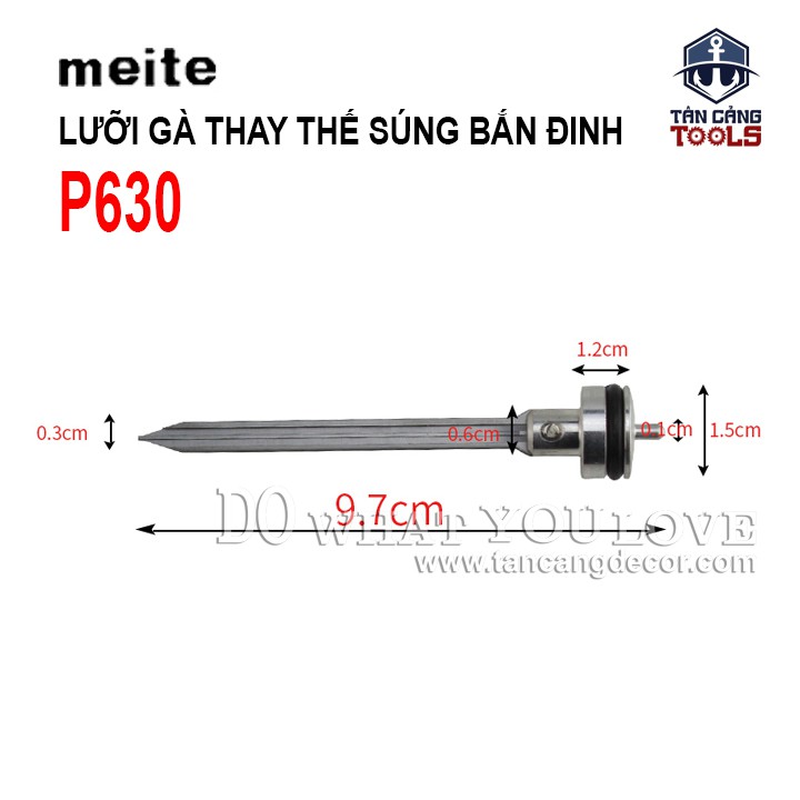Lưỡi Gà Thay Thế Cho Súng Đinh Chỉ - Đinh Đồng Meite P630 - 1 Cái