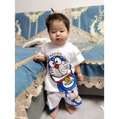 Sét bộ quần áo trẻ em, bộ đồ bé trai, bộ đồ bé gái in hình dễ thương cho bé 8 -18kg