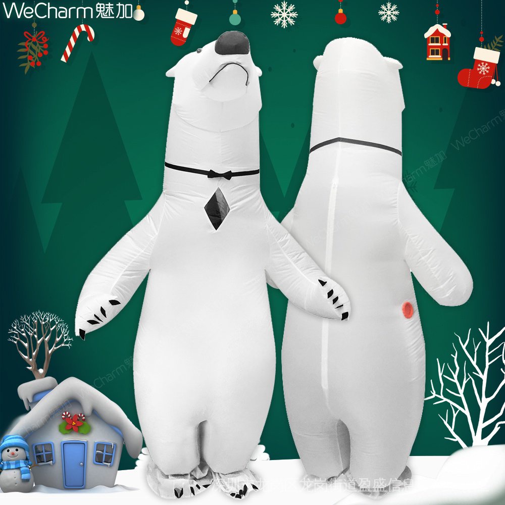 Hàng Có Sẵn Bộ Đồ Bơm Hơi Hóa Trang Ông Già Noel / Tuần Lộc Thổ Nhĩ Kỳ / Người Tuyết / Bánh Gừng Người Ngoài Hành Tinh Bơm Hơi Vui Nhộn