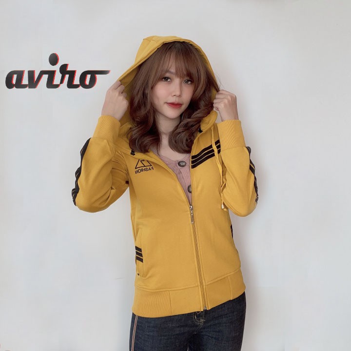 Áo Khoác Chống Nắng Nữ 6 Túi 3 Sọc Aviro Vn