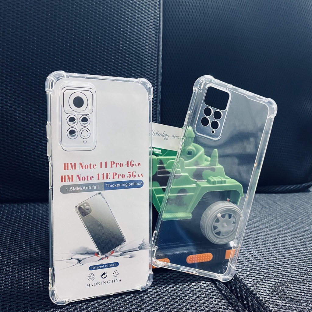 Ốp lưng chống sốc Xiaomi Redmi Note 11 Pro 4g 5G trong suốt cao cấp bo 4 góc chống va đập