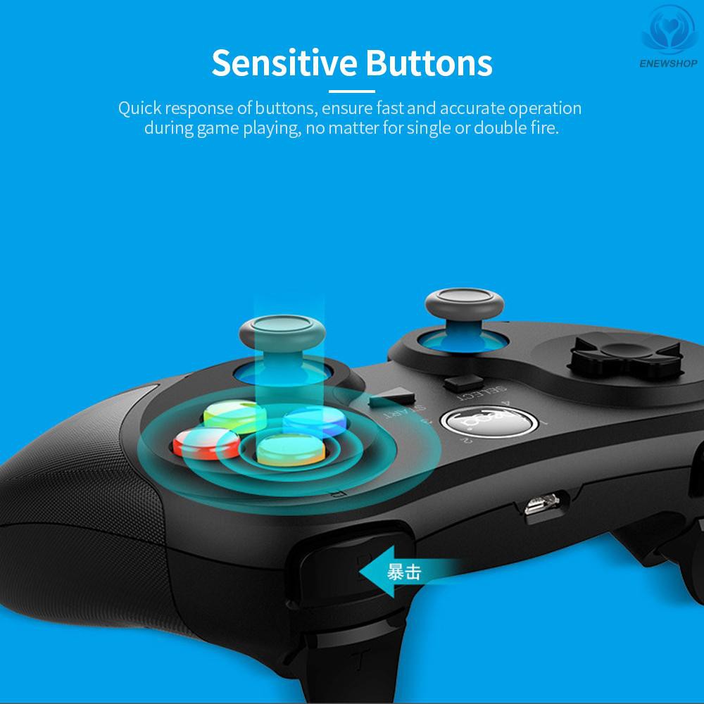 【enew】iPega PG-9157 BT Wireless Gampepad Game Controller Flexible Joystick with Phone Holder For Android PC TV Box