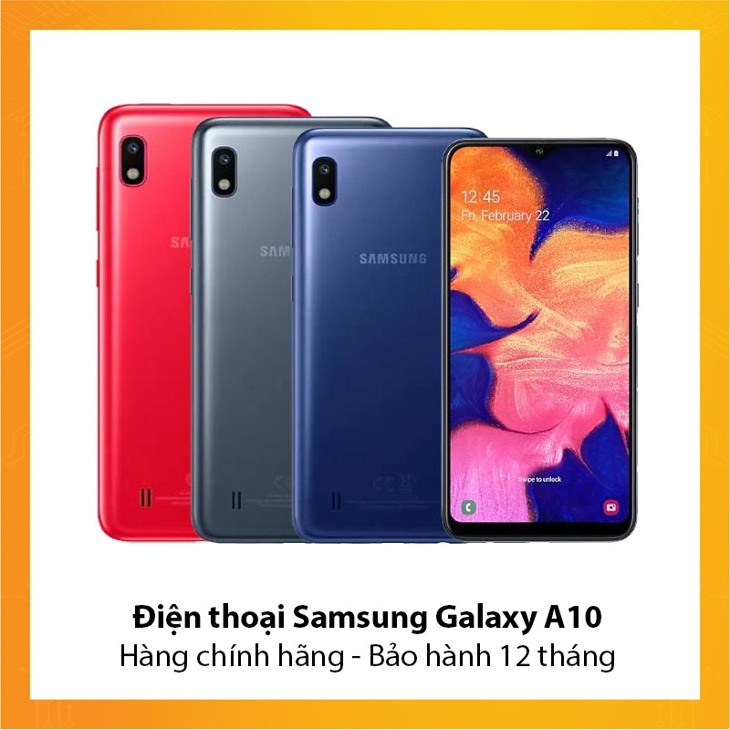 Điện thoại Samsung Galaxy A10 - mới chính hãng - Bảo hành 12 tháng