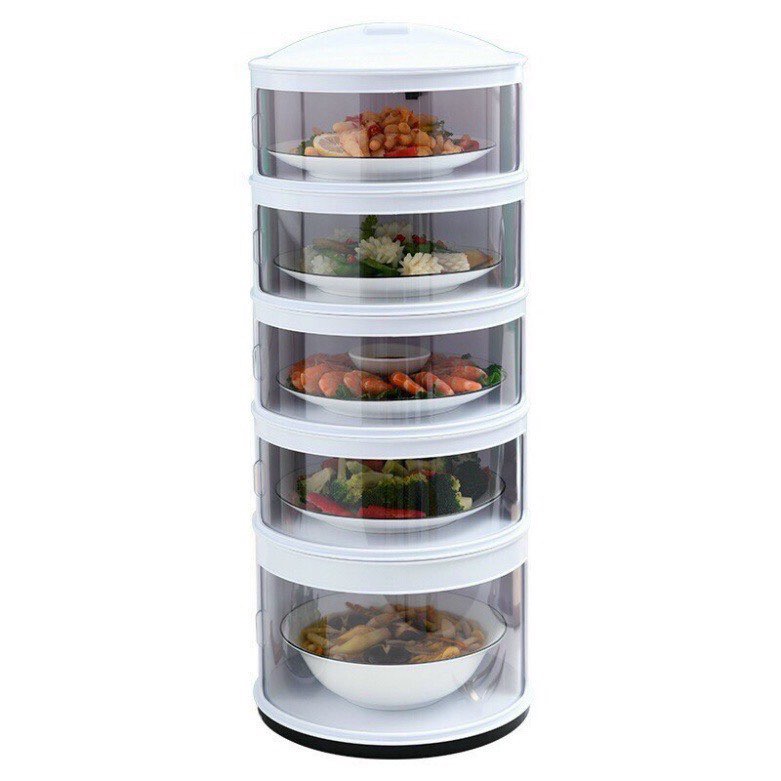 Lồng Bàn 5 TẦNG, hộp đựng thức ăn GIỮ NHIỆT CHỐNG BỤI , CHỐNG CÔN TRÙNG ĐA NĂNG TIỆN DỤNG