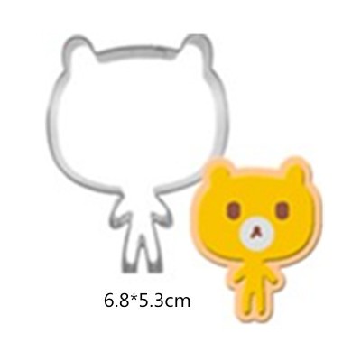 Khuôn cắt làm bánh quy tạo hình động vật hoạt hình bằng thép không gỉ