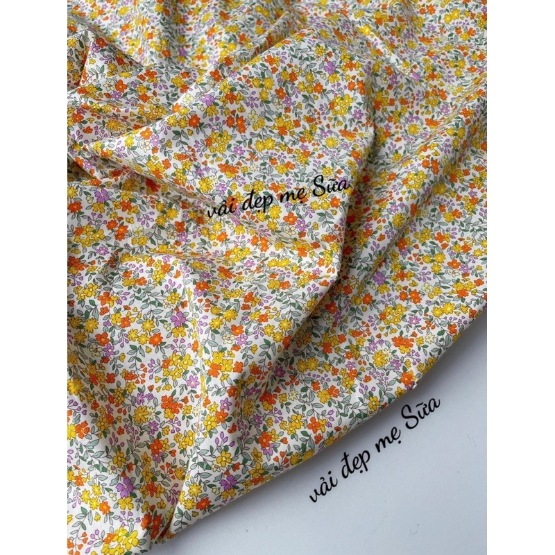 Vải thô cotton mềm mát 100% cotton