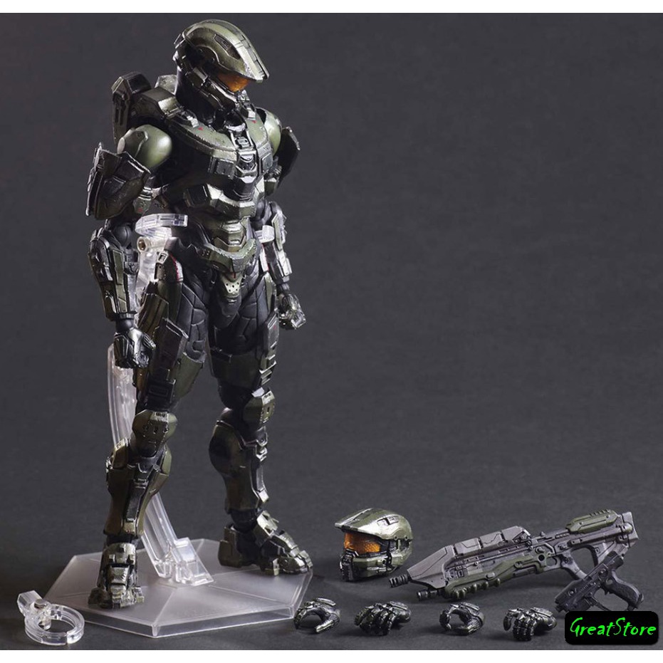 ( HÀNG CÓ SẴN ) MÔ HÌNH NHÂN VẬT Master Chief  trong HALO PA FIGMA CỬ ĐỘNG ĐƯỢC 26cm PAK