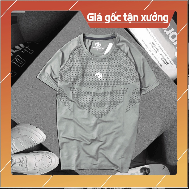 Áo thun nam vải thể thao in hình chim đại bàng - Mao Mao