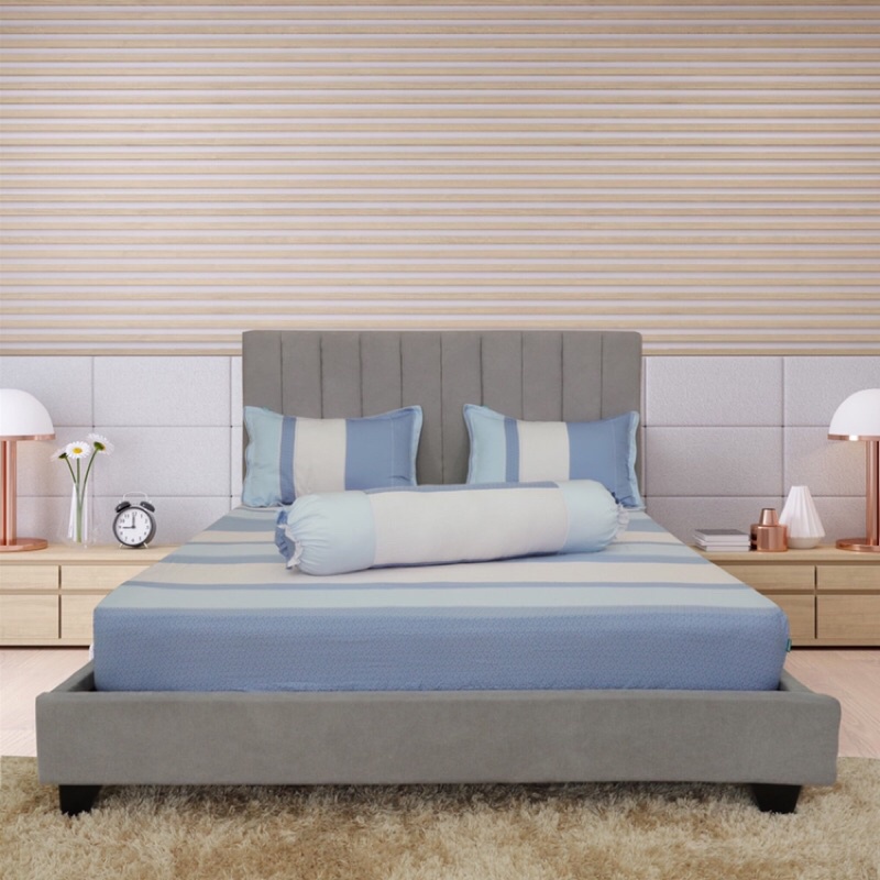 Bộ drap gối bọc 160x200cm ( 180x200cm) Tencel, ga bọc và vỏ gối Tencel