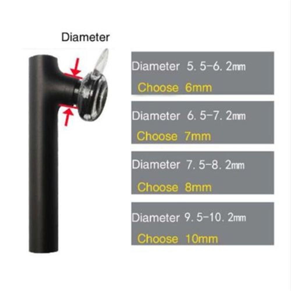 Set 2 móc tai nghe đeo vành tai bằng silicon trong suốt 6mm 7mm 8mm 10mm tiện lợi