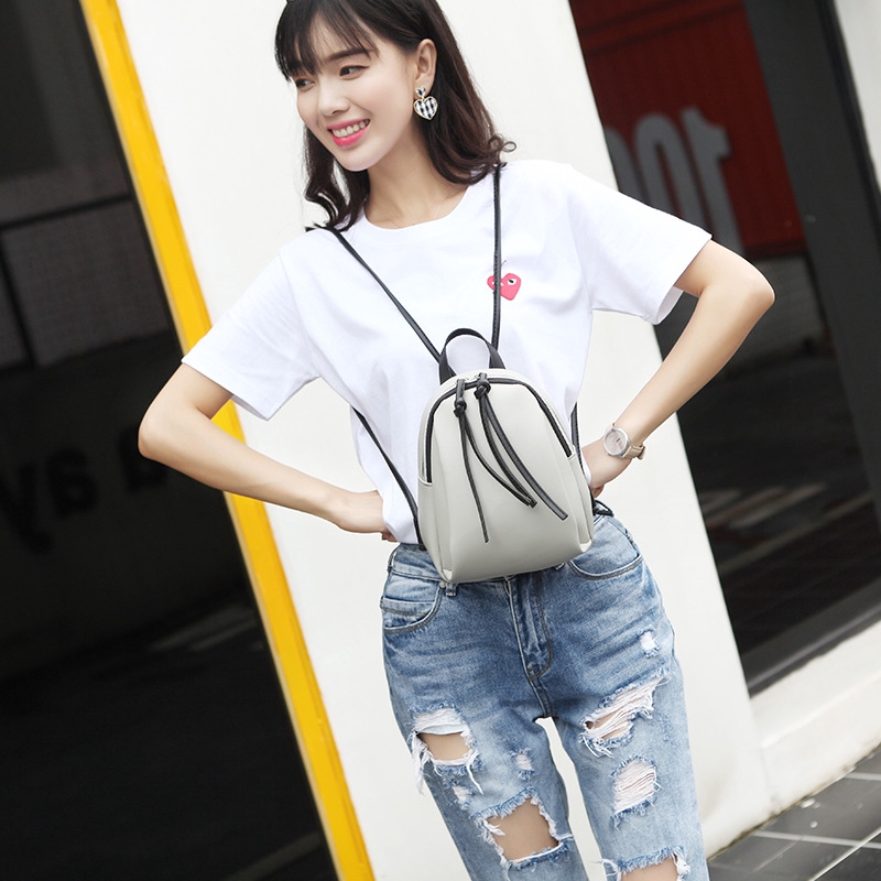 Ba lô đeo vai nhỏ gọn phong cách Hàn Quốc năng động cho nữ