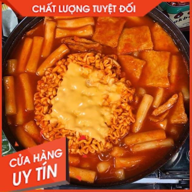 1kg Bánh gạo xào cay Tokbokki Hàn Quốc Sanandle