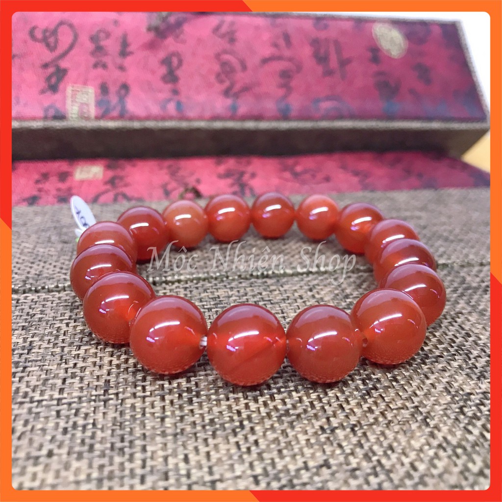 Vòng tay chuỗi đá mã não đỏ-size 10 li | BigBuy360 - bigbuy360.vn